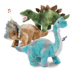 Giocattolo Brachiosaurus Farcito Peluche Dinosauro Giocattolo per I Bambini di Controllo Remoto Peluche Tessuti A Piedi Giocattolo Ripetere Quello Che Dici - Product Image 6