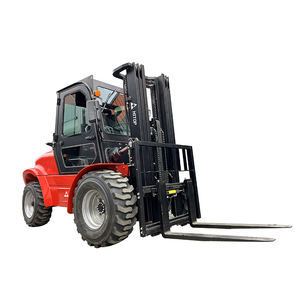 Hitop 3,5 T 3 Ton 2,5 Ton 5 t Camiones Carretilla elevadora 4WD Potente todoterreno diésel Carretilla elevadora para terrenos difíciles a la venta - Product Image 2
