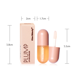 Kiss Beauty Capsule Big Lips Moisturizer Plumper Lip Gloss Long Lasting Sexy trasparente Waterproof Lip Gloss