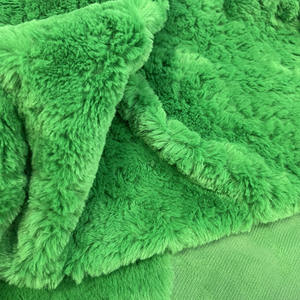 Luxus gefälschtes Kaninchen fell geprägtes Fell Trendy gebürstetes Fell für Damen mantel Jacke Mode accessoires Stofftier Stofftier - Product Image 4