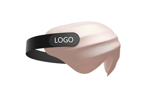 Masque de sommeil en coton 3D de luxe pour les voyages en avion, 100% occultant, super doux, surdimensionné, personnalisable, original, nouveauté 2026 - Product Image 3