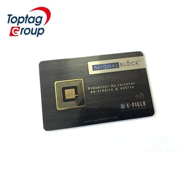 Nfc perisai sinyal kartu pemblokir PVC Bank memblokir kartu kredit memblokir kartu Chip model