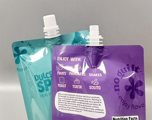 Pochettes personnalisées imprimées de 500 ml avec bec verseur, sacs d'emballage en plastique pour boissons, sacs à jus, sacs à boisson, pochettes à liquide - Product Image 6