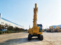 Excavatrice sur chenilles neuve certifiée CE de 13 tonnes avec godet standard de 0,5 m³ pour travaux agricoles et aménagement paysager