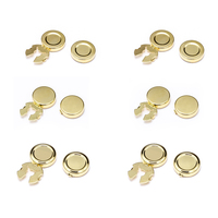 Couvre-boutons ronds pour femmes Clip de couverture de bouton