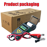 Testeur de capacité de batterie de voiture 12V/24V 100-1700CCA avec écran LCD numérique Bluetooth et imprimante d'analyse de batterie 5 pouces