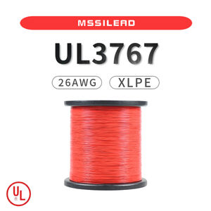 UL3767 26AWG XLPE yalıtımlı elektrik telleri telli kanca kadar düşük güç uygulamaları için 105 derece 30V RoHS UL elektronik tel - Product Image 3