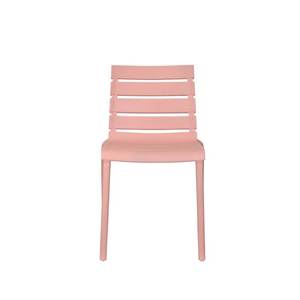 Chaises de maîtres colorées modernes de qualité fantaisie d'empilage extérieur de plage en plastique sans bras pour la fête d'événement - Product Image 4