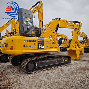 Excavadora Usada de Alta Calidad Komatsu PC220LC, Excavadora de Orugas de 22 Toneladas, Maquinaria de Construcción de Segunda Mano en Buenas Condiciones, Pocas Horas de Uso - Product Image 1