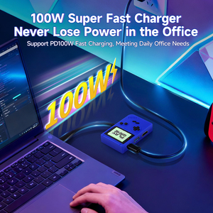 CWCゲームデザイン ノートパソコン ドッキングステーション 3 in 1 USBCハブ 4Kデュアルモニター 5Gbps 100W充電ドッキングステーション MacBook Pro用 - Product Image 4