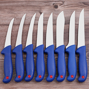 Ensemble de couteaux de boucher 5CR15mov pour <span class=keywords><strong>d</strong></span>épecer, <span class=keywords><strong>d</strong></span>ésosser, fileter, éviscérer, en acier inoxydable, avec aiguiseur, ensemble de couteaux de chef, ensemble de couteaux de cuisine - Product Image 2