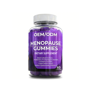 Complément alimentaire à base de plantes pour femmes en période de ménopause, gommes contenant de la fleur de <span class=keywords><strong>cohosh</strong></span> noir, de l'extrait de pépins de raisin, de la vitamine C, complément alimentaire OEM/ODM - Product Image 1