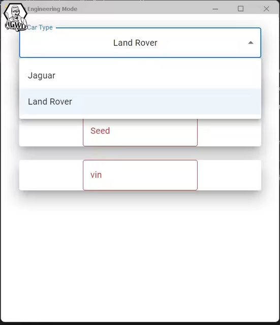 JLR Coded Access Password Generator JLR SEED Calculator Software for JLR SDD Engineering Mode No Limitations on Use