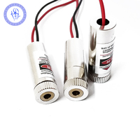 Module de diodes d'alignement du faisceau, lot de 2, Laser rouge 650nm 5mW 3-5v, focalisation du faisceau