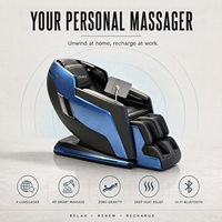 Nouveau fauteuil de massage de bureau 4D AI 2026 avec compression par airbag intégrale, inclinaison zéro gravité et haut-parleur Bluetooth