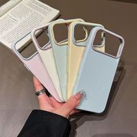 Coque de téléphone souple antichoc en silicone TPU couleur bonbon tendance pour iPhone 18 17 16 13 12 11 Pro Max 14 15 Plus