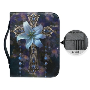 Commercio all'ingrosso della fabbrica di alta qualità nuovo arrivo creativo personalizzato sublimazione in bianco stampabile in pelle sintetica bibbia cover borsa per le donne degli uomini - Product Image 2