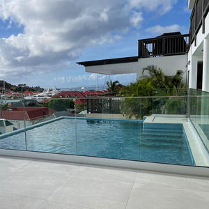 Diseños de Canal en <span class=keywords><strong>U</strong></span> de Aluminio para Balcón de Vidrio, Escalera, Piscina, Valla de Vidrio, Barandilla de Vidrio, Pasamanos - Product Image 1