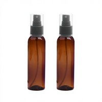 Emballage de sérum pour soins de la peau, flacons en verre ronds de 5 ml avec bouchon à vis et pompe