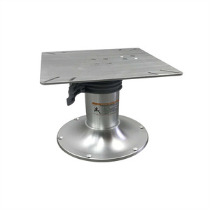 Heavy Duty Aluminum Pneumatic <b>Adjustable</b> <b>Table</b> Leg Base 335-685 Mm For Boats - Product Image 2
