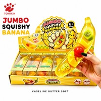 TONGXIN Vaseline Butter Squishy Banana Jumbo Toy Butter Vaseline Squishy Squishy Banana Jumbo Bulk Wholesale Custom Logo OEM