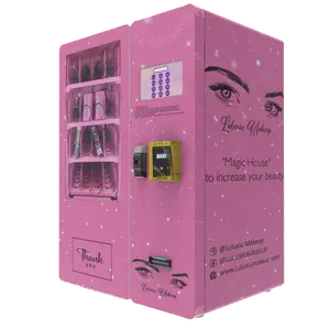 Indoor Beauty Eyelash Vending Machine Combo Smart Touch Screen Cosmetics Vending Machine For Beauty Products