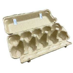 Prix compétitif Boîte à oeufs en papier recyclé de qualité supérieure Carton pour 10 oeufs Emballage alimentaire personnalisé Exportation de gros - Product Image 1