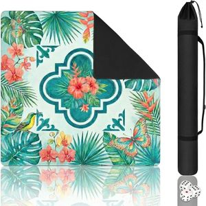 Y Y Premium American Mahjong Tiles <b>Mat</b> <b>Waterproof</b> Custom Table Pad Portable Casino Gambling Microfiber Natural Rubber Mahjong Ta - Product Image 1