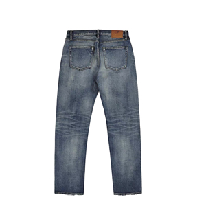 <span class=keywords><strong>Jeans</strong></span> dritti da <span class=keywords><strong>uomo</strong></span> leggeri di lusso alla moda Slim Fit elasticizzato Casual <span class=keywords><strong>oversize</strong></span> per estate autunno tessuto Denim lavato - Product Image 2