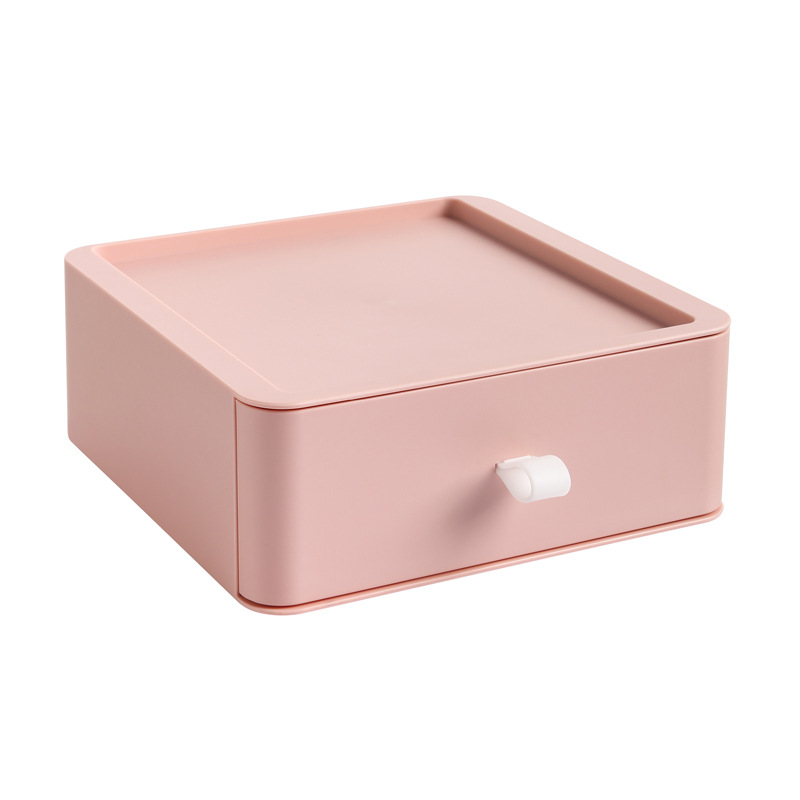 Nordic pink drawer storage box