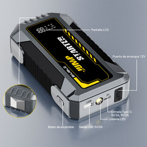 Démarreur de batterie portable 12V pour voiture, moto, camion, étanche, personnalisé, sortie d'usine OEM, crête de 3000A - Product Image 2