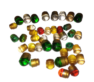 عالية الجودة الطريق طلاء عاكس لتوضيح حدود الشارع التباطؤ حزام عاكس 8 مللي متر 10 مللي متر 13 مللي متر القط العين الزجاج الملون حبة عاكس - Product Image 3