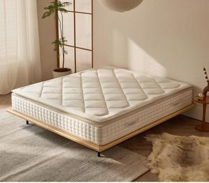 Colchón de Muelles Independientes Hecho a Mano con Fibra de Soja y Seda Natural de Estilo Moderno Directo de Fábrica para Hoteles y Hogares - Product Image 5