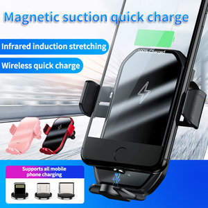 <span class=keywords><strong>Cargador</strong></span> Inalámbrico Rápido Universal para Automóvil, Soporte Magnético para Teléfono con Sujeción Automática, Base de Carga Universal para Móviles - Product Image 6