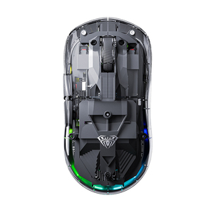 Aula Sc660 Transparante Case Drie Mode Bedrade 2.4G Bt Oplaadbare <span class=keywords><strong>Computer</strong></span> Gaming Draadloze Muis - Product Image 2