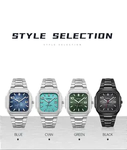 Wholesale Top Brand Luxury Custom Logo Automatic Movement Watch Stainless Steel Mens Automatic Mechanical Watches For Men