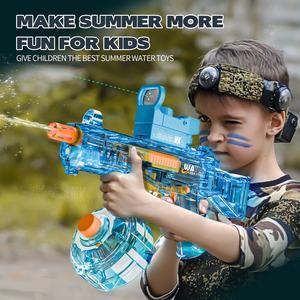 ปืนฉีดน้ำ <span class=keywords><strong>UMP45</strong></span>ไฟฟ้าขนาดใหญ่36ซม. ปืนฉีดน้ำอัตโนมัติแบบต่อเนื่อง10เมตรใหม่ - Product Image 5