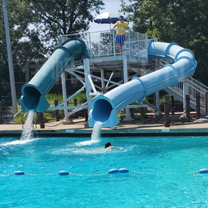 Swimming <strong>Pool</strong> Closed <strong>Flume</strong> Fiberglass Drop <strong>Slide</strong> Aqua Park <strong>Slides</strong>
