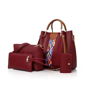 Bolsas de Designer para Mulheres a Preço Acessível, Conjunto de Bolsas Femininas PU, <span class=keywords><strong>4</strong></span> Peças em 1 Conjunto, Sacs Main Pour Femmes - Product Image 5