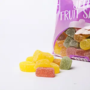 Factory Custom Made Bag Packed 150G Gummies With Fruity Flavored Blended Colored In Soft Candies