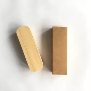 Portable réutilisable <span class=keywords><strong>Silicone</strong></span> oreille propre bourgeons cotons-tiges multifonction cosmétique maquillage lavable stockage écologique dans une boîte en bambou - Product Image 3