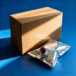 Bolsa de plástico PE aséptico de 25L en caja con grifo de lengüeta de válvula Recipiente flexible de 220L y bolsa de babero de 25L Bolsas duraderas de papel de aluminio - Product Image 3