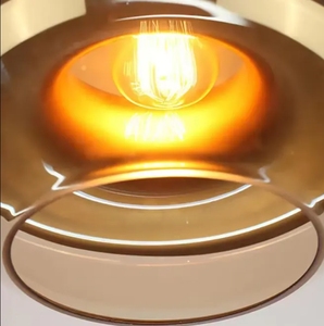 Nordic Industrial Wind Cafe Personalidad American Restaurant Lámpara colgante de vidrio para interiores - Product Image 1