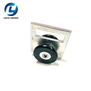 Accesorios de ventana Polea de herrajes para puerta de armario Rueda de doble pista resistente Armario de cocina Rodillos de puerta corredera de nailon - Product Image 5