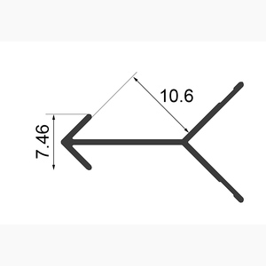 LENWA di <span class=keywords><strong>ALLUMINIO</strong></span> di Trasporto Del Campione I Bordi Della Parete Trim Strisce di <span class=keywords><strong>Alluminio</strong></span> di Protezione per la Protezione Della Parete - Product Image 6