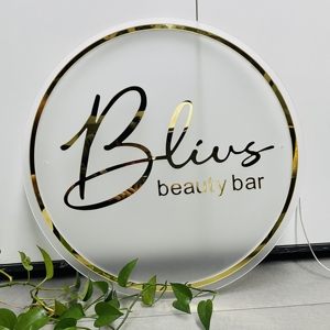 Letrero LED Personalizado Casoon, Alimentado por Enchufe de 12V/Adaptador, <span class=keywords><strong>Letras</strong></span> Acrílicas Publicitarias para Negocios/<span class=keywords><strong>Bodas</strong></span>/Hogar/Tienda, 1 Año de Garantía - Product Image 3