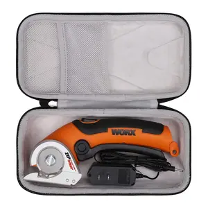 Case for Worx WX081L 4V ZipSnip Cordless Electric Scissors, Cutting Tools Storage Organizer, Fabric Cutter Holder Container Bag with Accessories