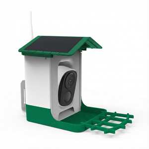 Nouveau stock 2026 : Mangeoire intelligente 2-en-1 pour oiseaux avec panneau solaire à faible consommation et batterie rechargeable en plastique - Product Image 2