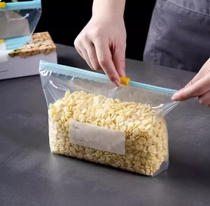 Bolsa de Plástico Transparente con Cierre Hermético, Doble Sellado, Personalizable, para Alimentos y Accesorios de Cocina, a Prueba de Fugas - Product Image 6