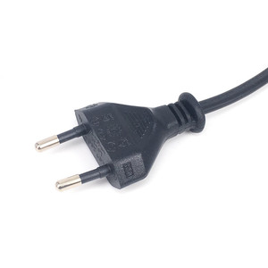 Cord Cable <strong>Lead</strong> for TV Printers Cameras <strong>PS4</strong> PS3 1.5M EU 2-prong to Figure 8 C7 Right Angled Extension Cable Euro - Product Image 2